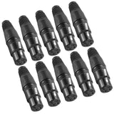 NEEWER 20-Piece 3 Pin XLR Mic Snake Plug Connector, view 3