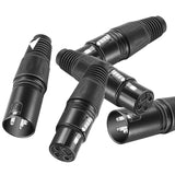 NEEWER 20-Piece 3 Pin XLR Mic Snake Plug Connector, view 5
