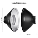 NEEWER Studio Strobe Flash Light Reflector Beauty Dish, view 2