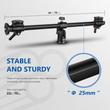 NEEWER 30"/76cm Horizontal Tripod Center Axis, view 6