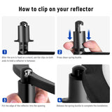 NEEWER 1.2M Extendable Reflector Holder Arm, view 6