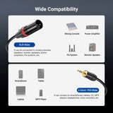 NEEWER 3.5mm 1/8 Inch TRS AUX to Dual XLR Breakout Cable, view 3