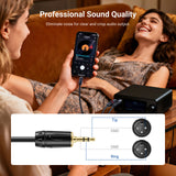 NEEWER 3.5mm 1/8 Inch TRS AUX to Dual XLR Breakout Cable, view 5