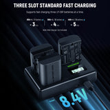 NEEWER 3 Pack 2200mAh LP-E6P/LP-E6NH Replacement Batteries For Canon, view 5