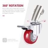 NEEWER 3 Pack Professional Swivel Caster Wheels Set, view 6