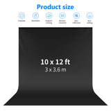 NEEWER 3×3.6m / 10x12ft Collapsible Backdrop (Stands Not Included), view 4