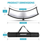 NEEWER 100 x 45cm Clamshell Light Reflector Diffuser, view 2
