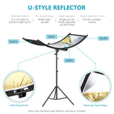 NEEWER 100 x 45cm Clamshell Light Reflector Diffuser, view 4