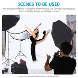 NEEWER 100 x 45cm Clamshell Light Reflector Diffuser, view 6