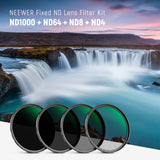 NEEWER 4 Pack HD ND Filter Set (ND1000+ND64+ND8+ND4), view 2