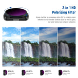 NEEWER FL-4NL 4-Pack Magnetic ND/PL Filter Kit for DJI Osmo Pocket 2/1, view 2