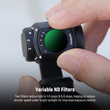 NEEWER FL-P9 4-Pack Magnetic Variable ND Filter Set for DJI Osmo Pocket 3 / Pocket 4 & Xtra Muse, view 3