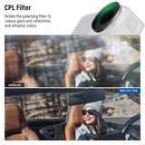 NEEWER 4 Pack ND Filter Set Compatible with DJI Osmo Action 4, view 3