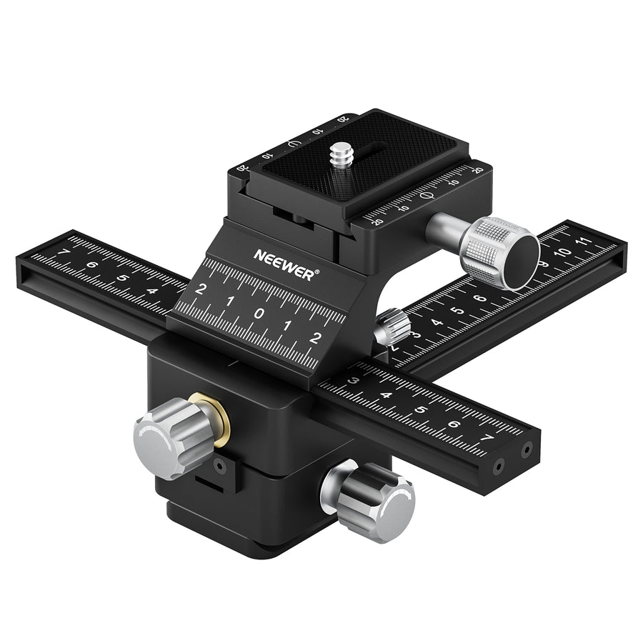 NEEWER GM-MP1 4-Way Macro Focusing Rail Slider