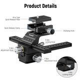 NEEWER GM-MP1 4-Way Macro Focusing Rail Slider, view 2