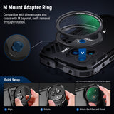 NEEWER 52mm Magnetic Effect Filters for iPhone 14 13 12 Cage with M Lens Mount, view 6