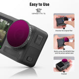 NEEWER FL-A3 5-Pack ND Filter Kit for DJI Osmo Action 3, view 6