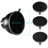 NEEWER 6.6"/16.8cm Aluminum Alloy Honeycomb Grid Set, view 2