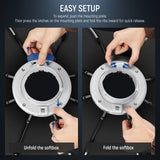 NEEWER 45CM/65CM/90CM Quick Release Octagonal Softbox, view 2