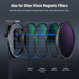 NEEWER 67mm Magnetic CPL Phone Filter, view 5
