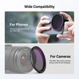 NEEWER 67mm Variable ND Filter Phone Clip Set (Compatible with S26), view 6