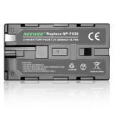NEEWER 2600mAh Replacement Li-ion Battery for Sony NP-F550/570/530, view 2