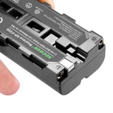NEEWER 2600mAh Replacement Li-ion Battery for Sony NP-F550/570/530, view 6