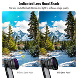 NEEWER 72mm Variable ND2-32 Filter with Lens Hood for 85mm Telephoto Phone Lens, view 5