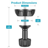 NEEWER 75mm Bowl Adapter, view 4