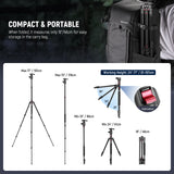 NEEWER TP77 77" 2 In 1 Camera Tripod Monopod, view 3