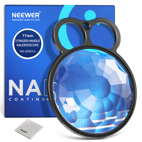 NEEWER 77mm Handheld Kaleidoscope Prism Lens Filter