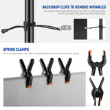 NEEWER 2.6x3m / 10x8.5ft Adjustable Backdrop Stand Kit, view 2