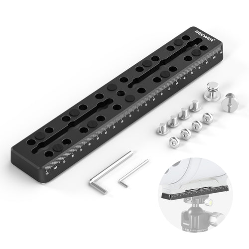 NEEWER QR003 9"/230mm Rail Bar Vixen Style Dovetail Plate