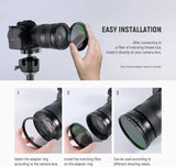 NEEWER 9 Pieces Step-up Lens Filter Adapter Rings Set, view 6
