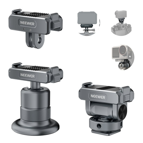 NEEWER AC011+AC012+ AC013 Action Camera Mount Kit For DJI Osmo Action 5 Pro/4/3