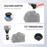 NEEWER AC012 Magnetic Cold Shoe Mount For DJI Osmo 360/Action 5 Pro/4/3, view 5