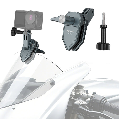 NEEWER AC032 Motorcycle Windshield Mount For Action Camera