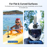 NEEWER AC060 Flexible Helmet Mount for Action Camera, view 4