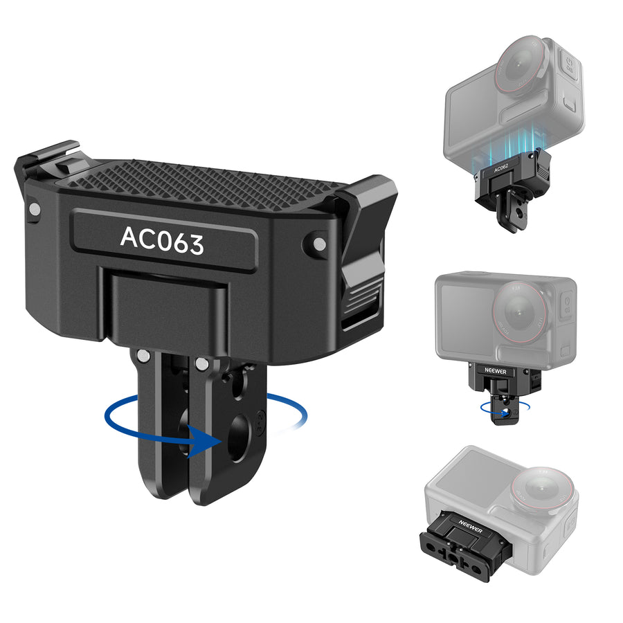 NEEWER AC063 Auto Alignment Mount For DJI Osmo 360/Action 5 Pro/4/3