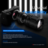 NEEWER Adjustable M42 Screw Lens to Sony NEX E-Mount Camera Mount Adapter, view 3
