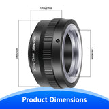 NEEWER Adjustable M42 Screw Lens to Sony NEX E-Mount Camera Mount Adapter, view 4