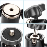 NEEWER Aluminum Alloy 360 Degree Rotating Swivel Mini Ball Head, view 6