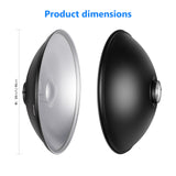 NEEWER Aluminum Standard Reflector Beauty Dish, view 2
