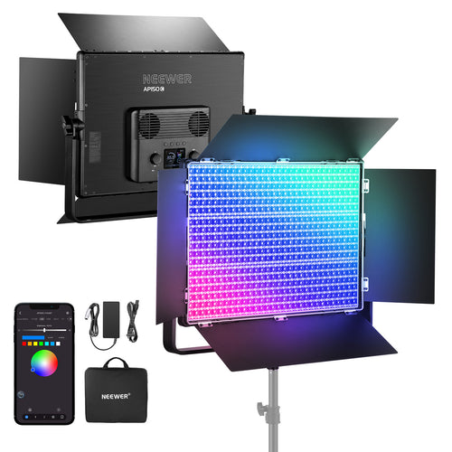 NEEWER AP150C 150W RGB LED Panel Video Light Kit