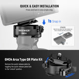 NEEWER GM34 Camera Quick Release Plate Kit, view 5