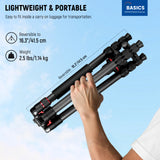 NEEWER BASICS TP17B 64"/162cm Carbon Fiber Travel Tripod Monopod, view 2