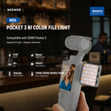 NEEWER BASICS M24 Bi Color Magnetic LED Fill Light For DJI OSMO Pocket 3, view 2