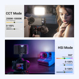 NEEWER BASICS BS40C Magnetic RGB Video Light, view 6