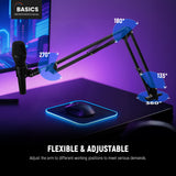 NEEWER BASICS MS006 Desktop Microphone Boom Arm Stand, view 2