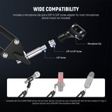 NEEWER BASICS MS006 Desktop Microphone Boom Arm Stand, view 3